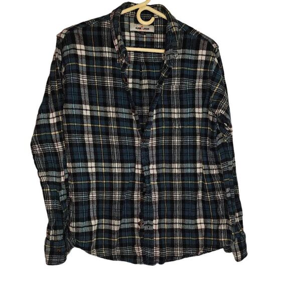Alpine Lakes Cotton Long Sleeve Button Down Flannel - Picture 1 of 3
